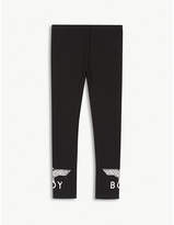 Thumbnail for your product : Boy London Logo stretch-cotton leggings 3-16 years
