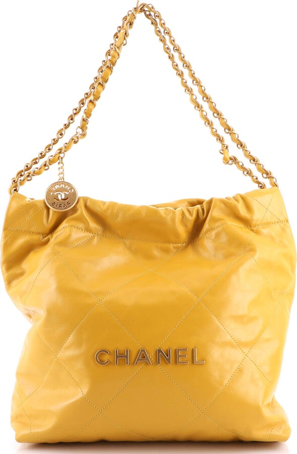 Chanel 22 Chain Hobo Quilted Calfskin Small - ShopStyle