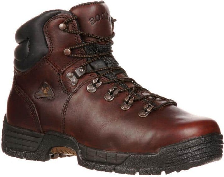 Rocky Men's MobiLite Waterproof Work Boots - Steel Toe - Brown - Size - 10.5(W)
