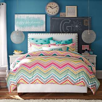 Pottery Barn Teen Raleigh Upholstered Square Bed