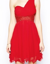 Thumbnail for your product : AX Paris One Strap Embellished Dress
