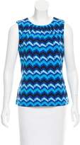 Thumbnail for your product : Calvin Klein Collection Printed Sleeveless Top