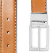 Thumbnail for your product : Ermenegildo Zegna 3cm Black and Tan Reversible Leather Belt - Men - Black