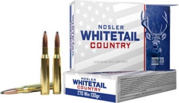 Nosler Whitetail Country Rifle Ammunition