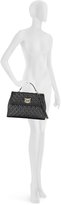 Thumbnail for your product : Moschino Love Black Quilted Eco Leather Satchel