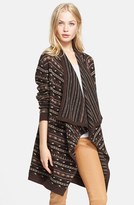 Thumbnail for your product : Alice + Olivia 'Boho' Cascade Wool Blend Cardigan