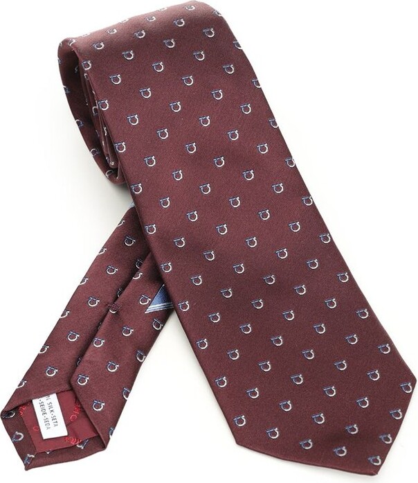 Ferragamo Gancini Jacquard Tie