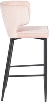Thumbnail for your product : Statements By J Set Of 2 Kayla Curved Upholstered Bar Chair
