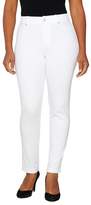 Thumbnail for your product : Isaac Mizrahi Live! Regular Ponte Knit Ankle Pants