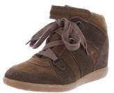 Thumbnail for your product : Isabel Marant Suede Wedge Sneakers