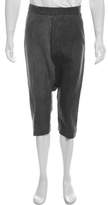 Thumbnail for your product : Rick Owens Cropped Drop Crotch Pants
