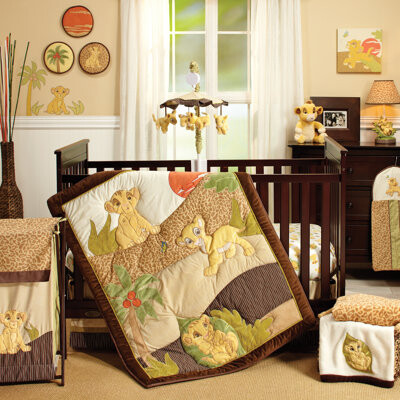 Nojo Disney Lion King Simba's Wild Adventure 7 Piece Crib Bedding Set