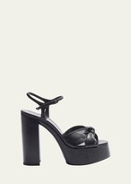 Thumbnail for your product : Saint Laurent Bianca Node 85mm Platform Sandals