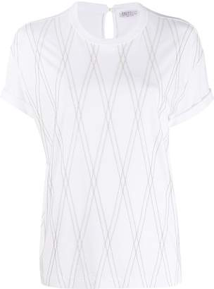 Brunello Cucinelli embroidered short-sleeve T-shirt
