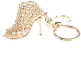 Thumbnail for your product : JewelBeauty Cute Lovely High Heeled Shoes Heels Rhinestone Crystal Keychain Charm Pendent Beautiful Accessories Best Gift For Girl Women Purse Charm Handbag Phone Bag Keyrings