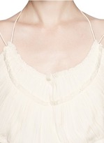 Thumbnail for your product : Nobrand Gathered plisse bib dress