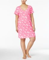Thumbnail for your product : Charter Club Plus Size Printed Cotton Sleepshirt, Only at Macy's