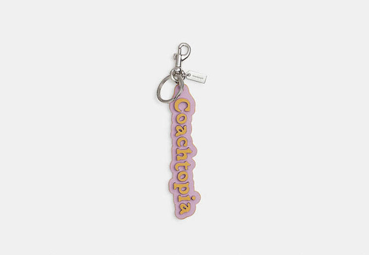 ショルダーバッグ・ポシェット Coachtopia Bag Charm In Coachtopia Leather CL881 Logo Bag Charm In Coachtopia Leather | Coachtopia ™