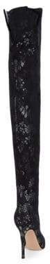 Gianvito Rossi Floral Over-The-Knee Boots