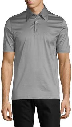 Brioni Men's Cotton Jersey Polo Shirt
