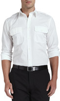 Thumbnail for your product : Ralph Lauren Black Label Poplin Military Shirt, White