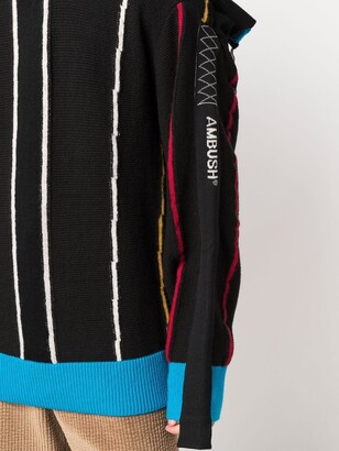 Ambush Fold-Detail Knitted Jumper