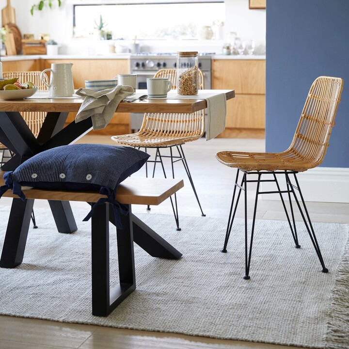 Dunelm Pax Set of 2 Rattan Dining Chairs Natural ShopStyle