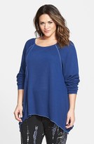 Thumbnail for your product : Hard Tail 'Frolic' Asymmetrical Top (Plus Size)