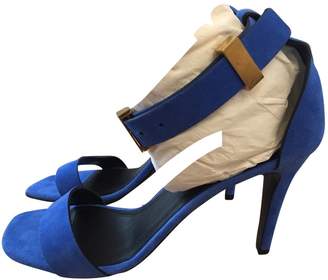 Celine Blue Suede Sandals