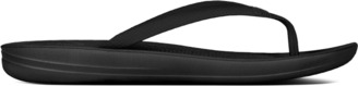 FitFlop Iqushion Silver Toe Post Flip Flop