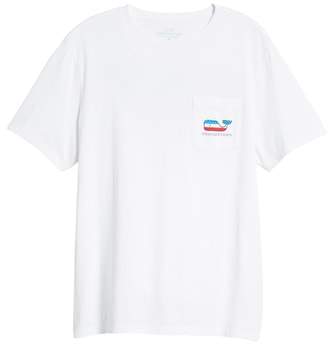 Vineyard Vines Whaley USA Whale Fill Pocket T-Shirt