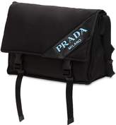 Thumbnail for your product : Prada New Logo Nylon Messenger Bag