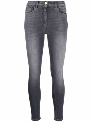 Elisabetta Franchi Logo-Patch Denim Jeans