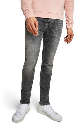 Topman Grey Stretch Skinny Jeans