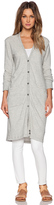 Thumbnail for your product : James Perse Long Fleece Cardigan