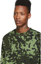 Thumbnail for your product : Nike Green MMW Edition NRG AOP Long Sleeve T-Shirt