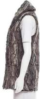 Thumbnail for your product : Alice + Olivia Patterned Faux Fur Vest
