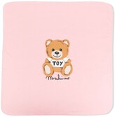 Thumbnail for your product : MOSCHINO BAMBINO Teddy Bear-print panelled blanket