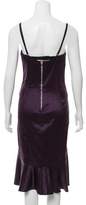 Thumbnail for your product : Dolce & Gabbana Lace-Up Silk Dress