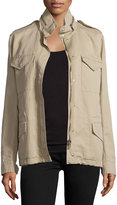 Thumbnail for your product : Michael Kors Fur-Lined Safari Jacket, Sand
