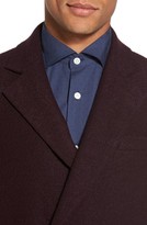 Thumbnail for your product : Eleventy Men's Boiled Wool Double Breasted Topcoat