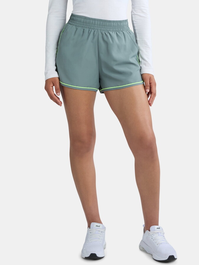 Athletic Works Women’s and Women’s Plus Piped Running Shorts, Sizes XS-4X