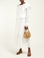 Thumbnail for your product : Sir - Leila Broderie-anglaise Cotton Dress - Ivory