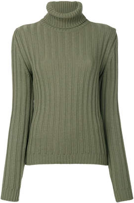 Moschino ribbed roll neck jumper