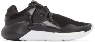 Y-3 Black Qr Run Sneakers