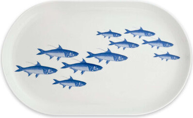 Caskata School Of Fish Large Oval Platter