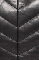 Thumbnail for your product : Rudsak 'Iris' Quilted Leather Coat with Genuine Coyote Fur
