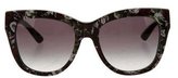 Thumbnail for your product : Dolce & Gabbana Oversize Floral Print Sunglasses w/ Tags