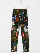 Thumbnail for your product : MonnaLisa TEEN floral print leggings