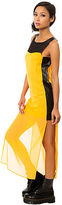 Thumbnail for your product : Dimepiece LA The Sheer Maxi Dress in Orange
